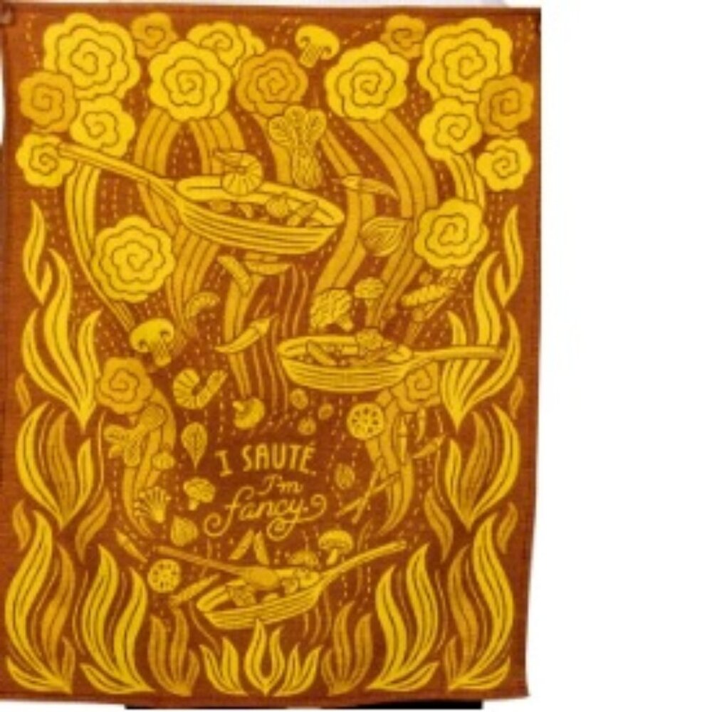 BNWT BLUEQ I 100% cotton Saute. I'm Fancy cotton Dish Towel (OS)